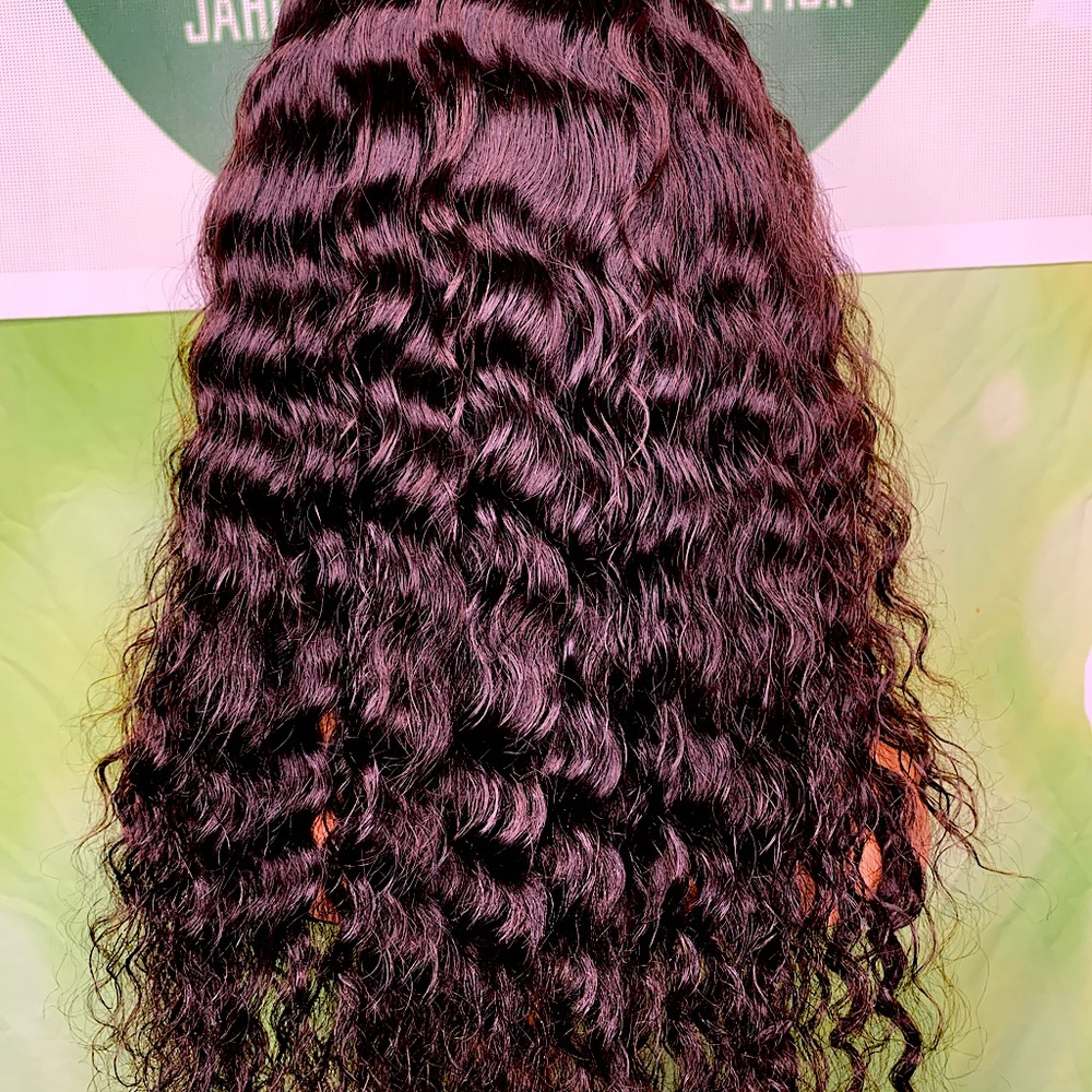 100% human hair lace front wig